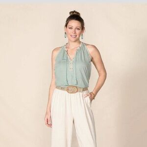 Good Hart Embroidered Sleeveless Tunic Top XXL II